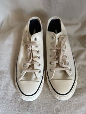 Converse Low-Top Canvas Sneakers - Cream